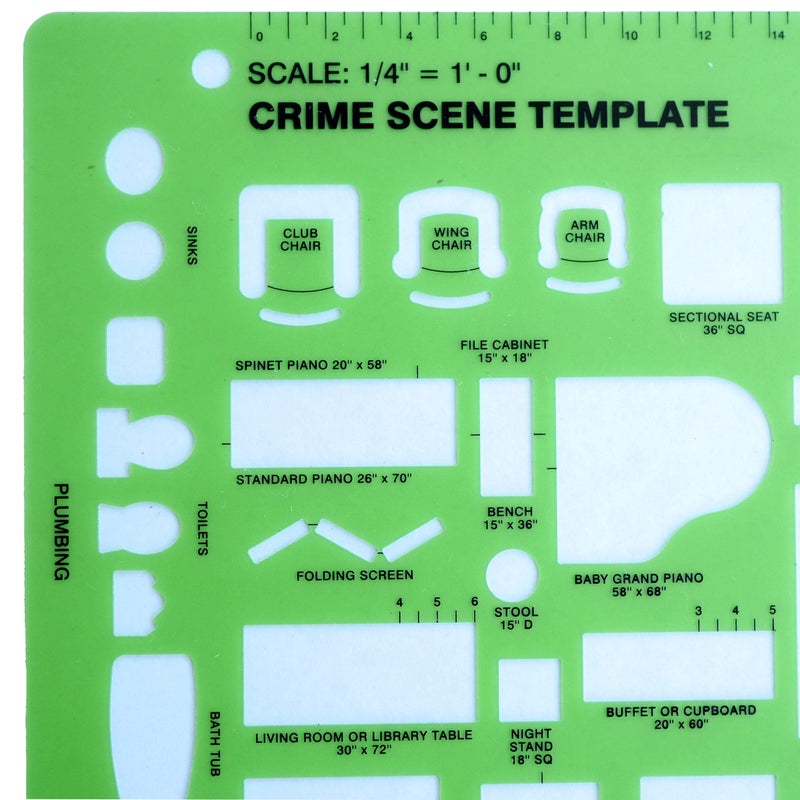 Crime Scene Drawing Template - Image 3